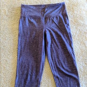 Purple marle athleta workout leggings